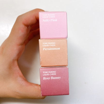 トーンペアリングリキッドチーク 02 ソルティピンク/espoir/リキッドチークの画像
