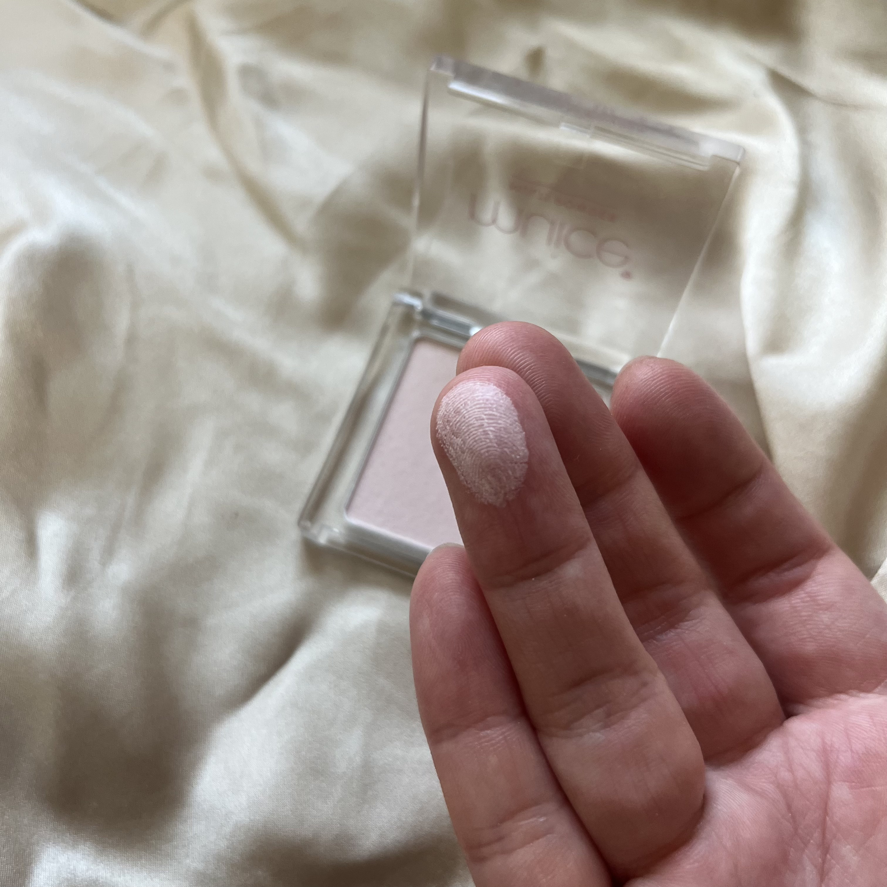 スポットメンテパウダー 02 ビハダピンク(旧：SP01 ビハダピンク)/muice/プレストパウダーを使ったクチコミ（2枚目）