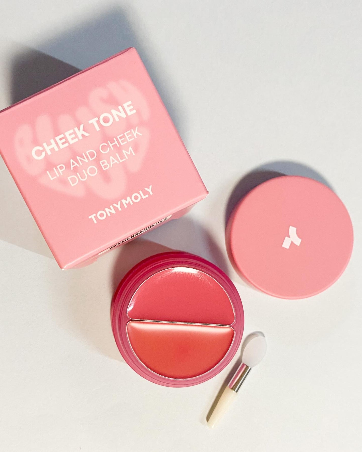 チークトーン リップ&チーク デュオバーム/TONYMOLY/口紅を使ったクチコミ(6枚目)
