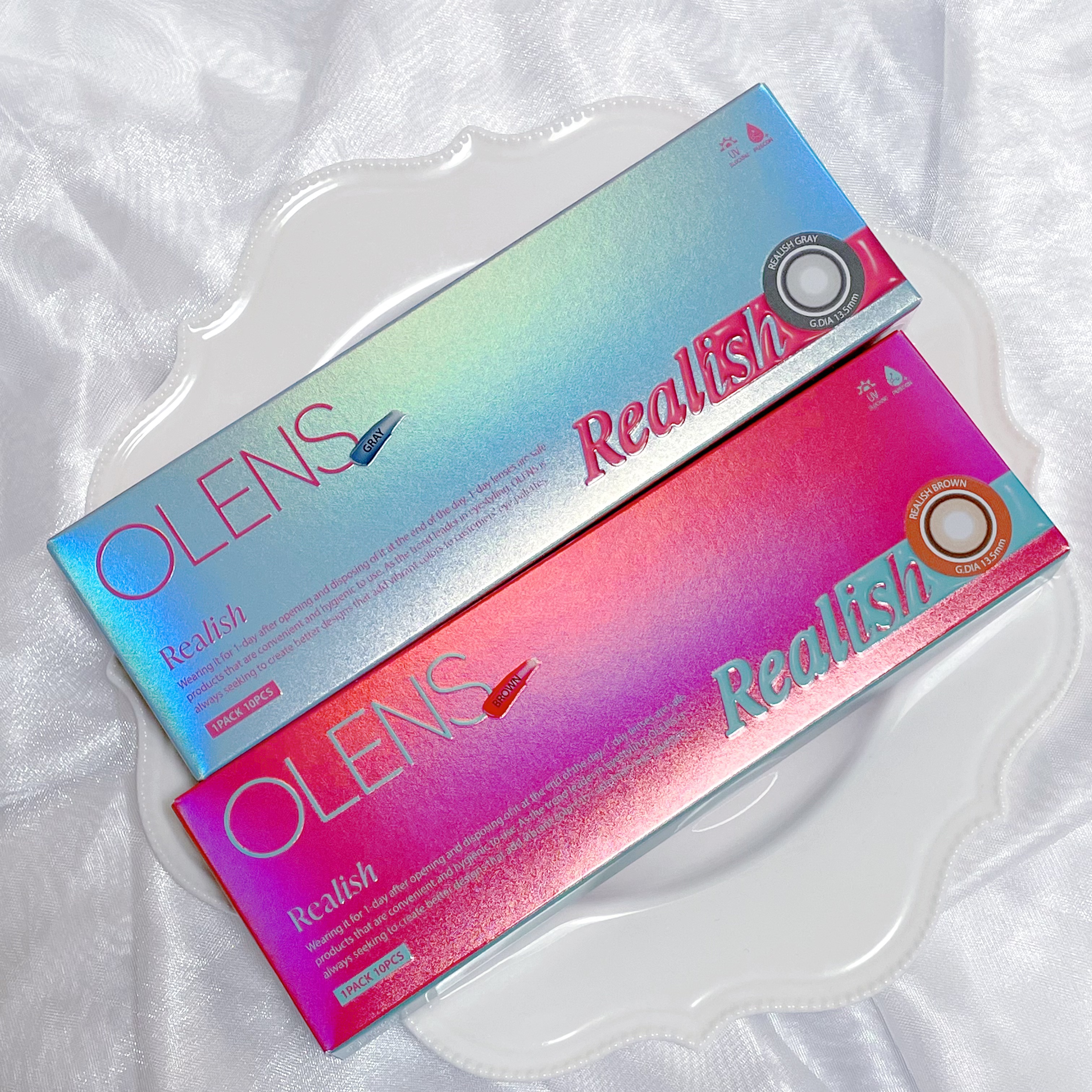 Realish 1day/OLENS/ワンデー（１DAY）カラコンを使ったクチコミ（1枚目）