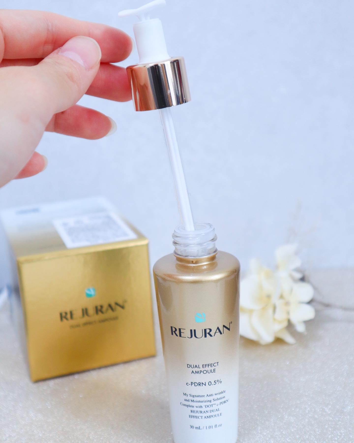 REJURAN デュアル エフェクト アンプル 30mL/REJURAN COSMETICS/美容液を使ったクチコミ（3枚目）