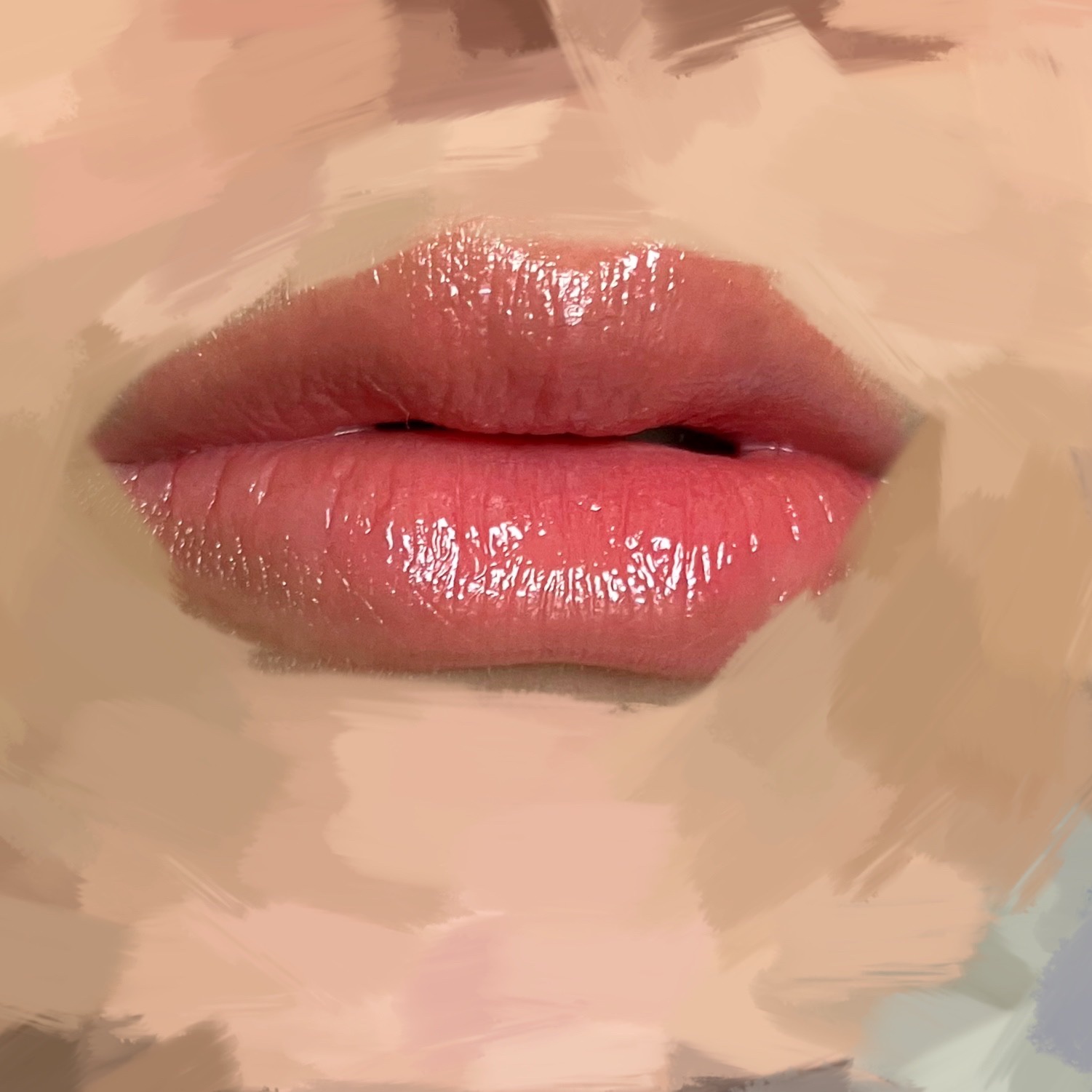 ウォータフルグロウティント 02 ティーンメロウ/wakemake/リップティントを使ったクチコミ（2枚目）