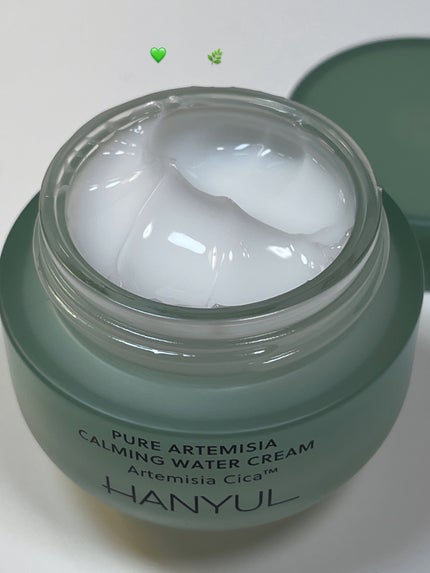 ピュアアルテミシア カーミングウォータークリーム/HANYUL(ハンユル)/フェイスクリームを使ったクチコミ(5枚目)