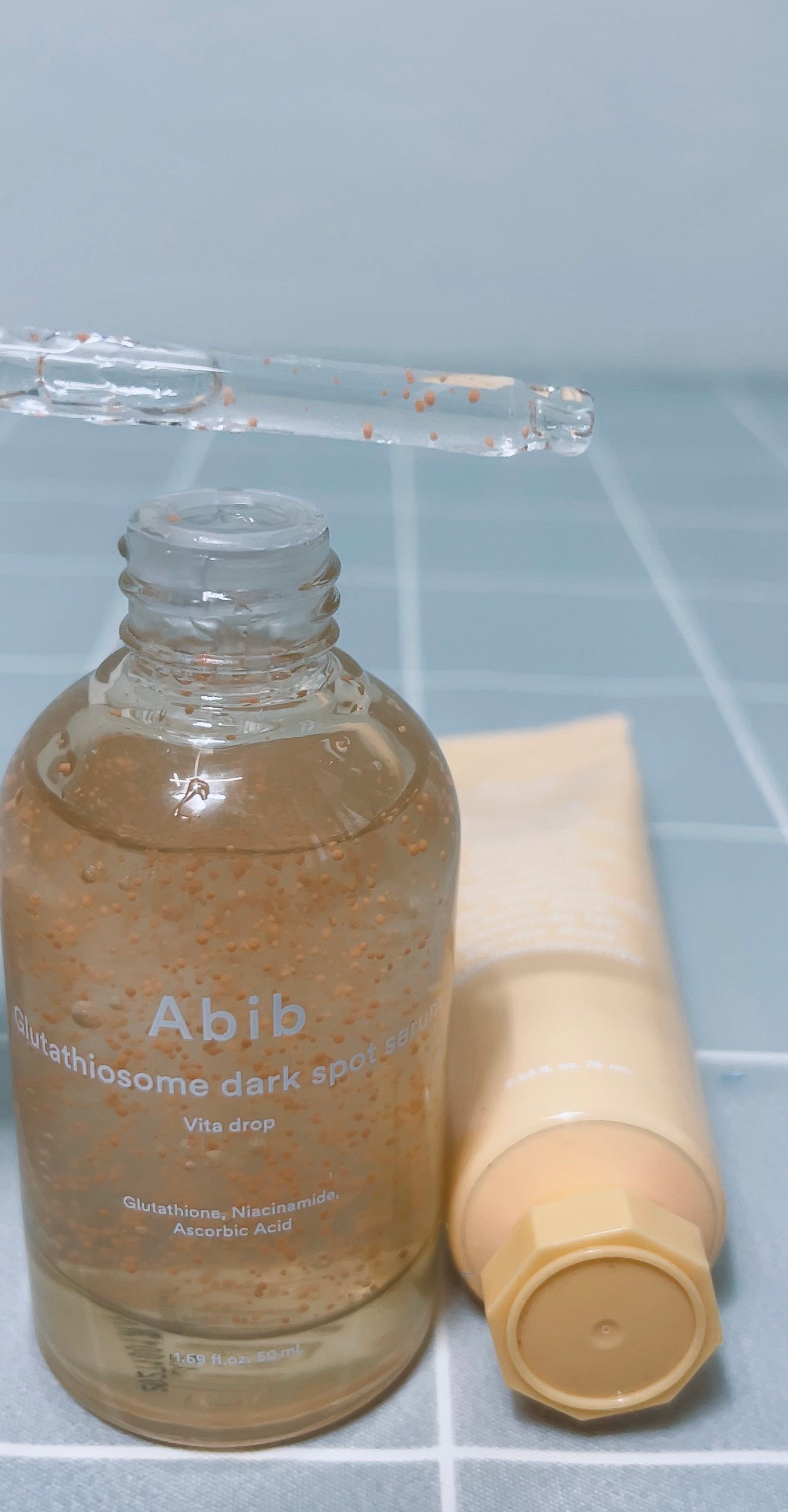 アビブ グルタチオンソームダークスポットセラムビタドロップ/Abib /美容液を使ったクチコミ(2枚目)
