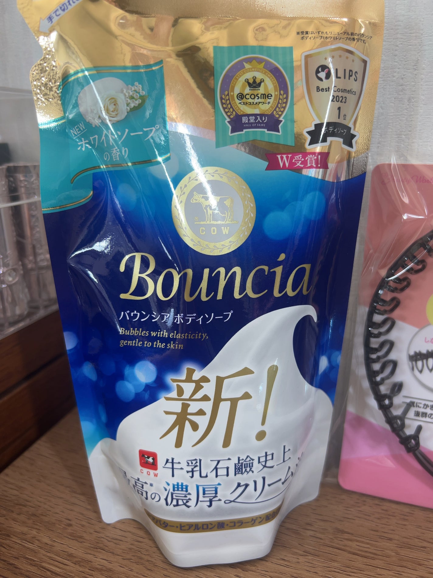 バウンシア ボディソープ ホワイトソープの香り/Bouncia/ボディソープを使ったクチコミ(2枚目)