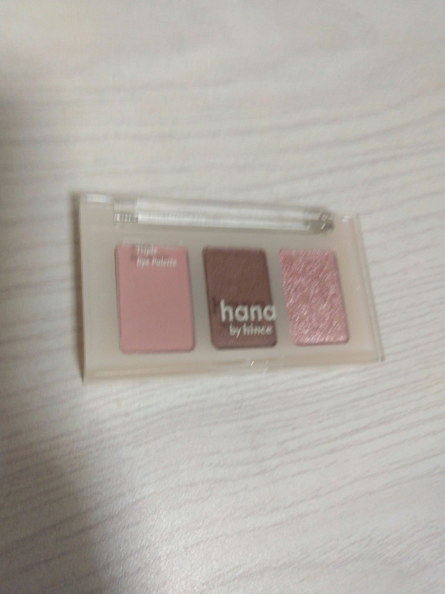 トリプルアイパレット/hana by hince/アイシャドウパレットを使ったクチコミ(2枚目)