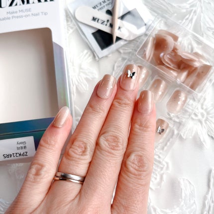 TPUネイルチップ(shape:Almond)/Muzmak/ネイルチップ・パーツを使ったクチコミ(6枚目)