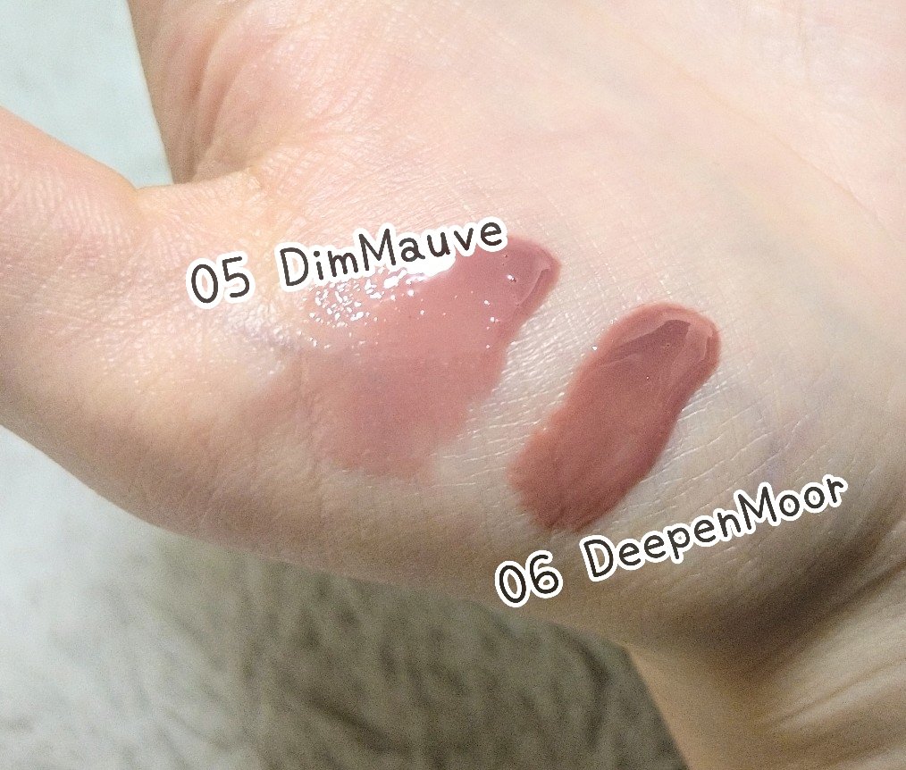 グラスティングカラーグロス/rom&nd/リップグロスを使ったクチコミ（2枚目）