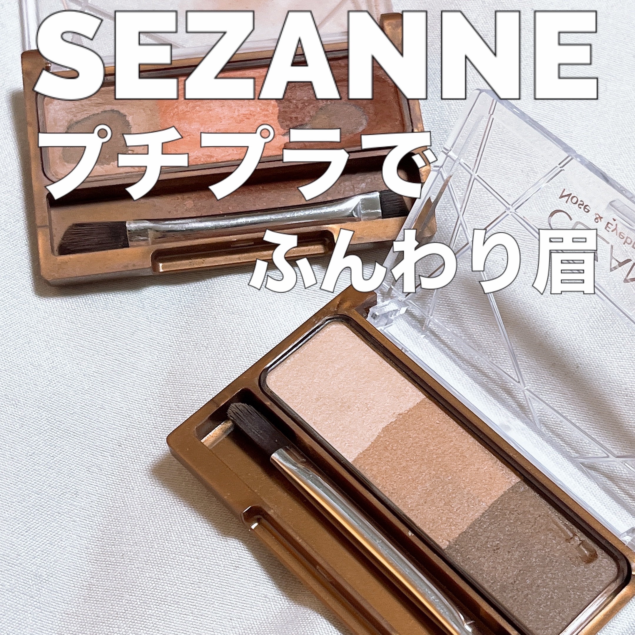 ノーズ＆アイブロウパウダー/CEZANNE/パウダーアイブロウを使ったクチコミ（1枚目）