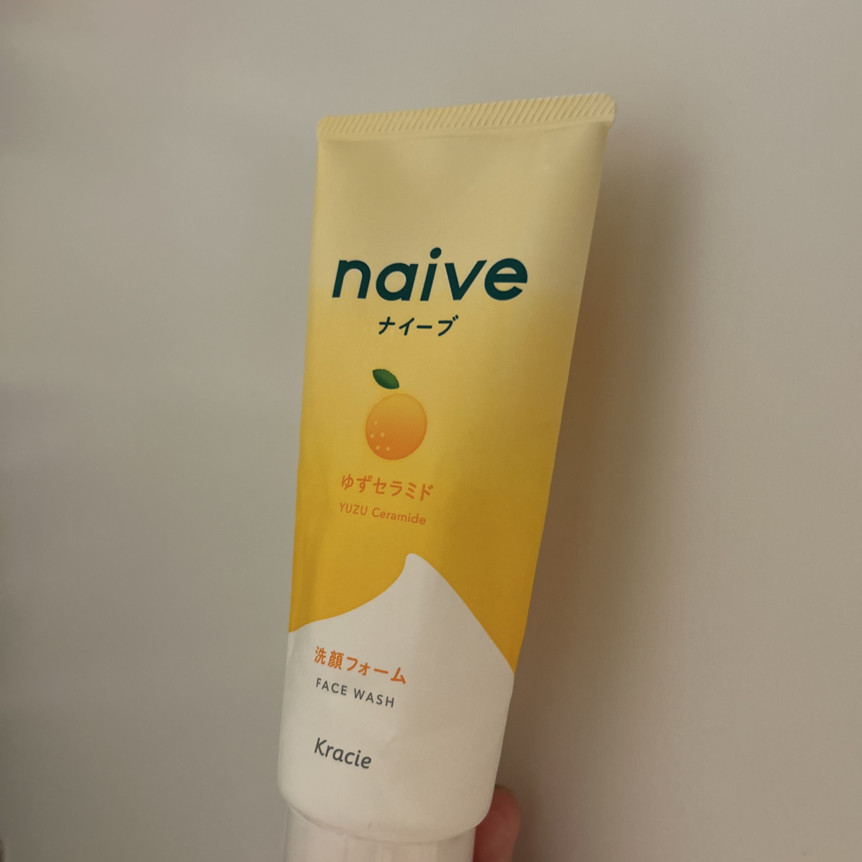 洗顔フォーム(ゆずセラミド配合)/ナイーブ/洗顔フォームを使ったクチコミ（1枚目）