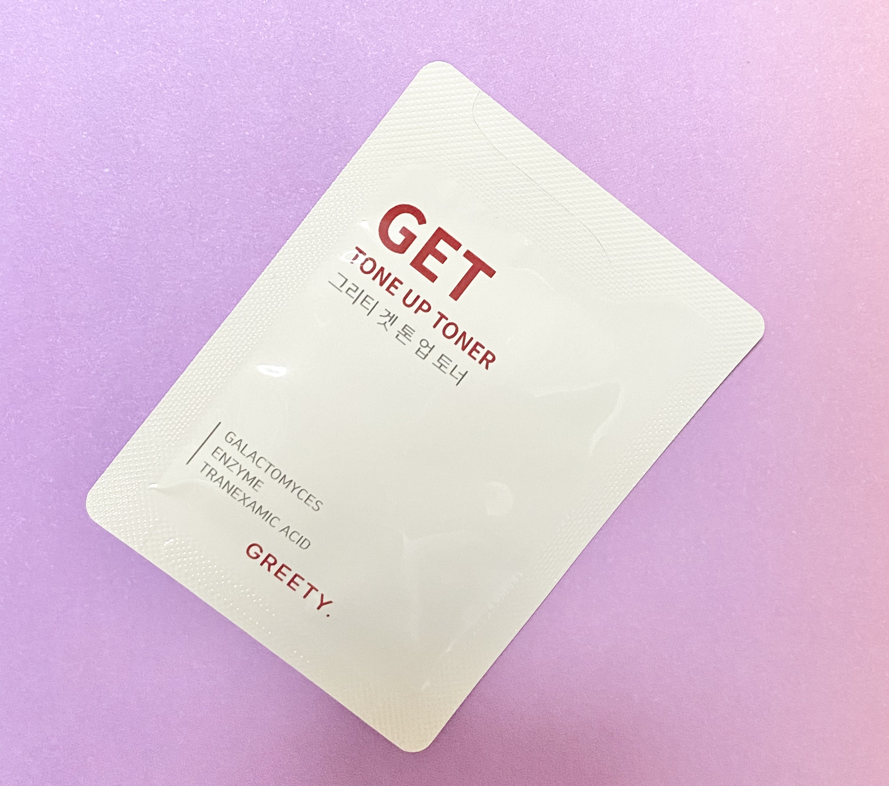 GETトーンアップトナー/GREETY/化粧水を使ったクチコミ（1枚目）