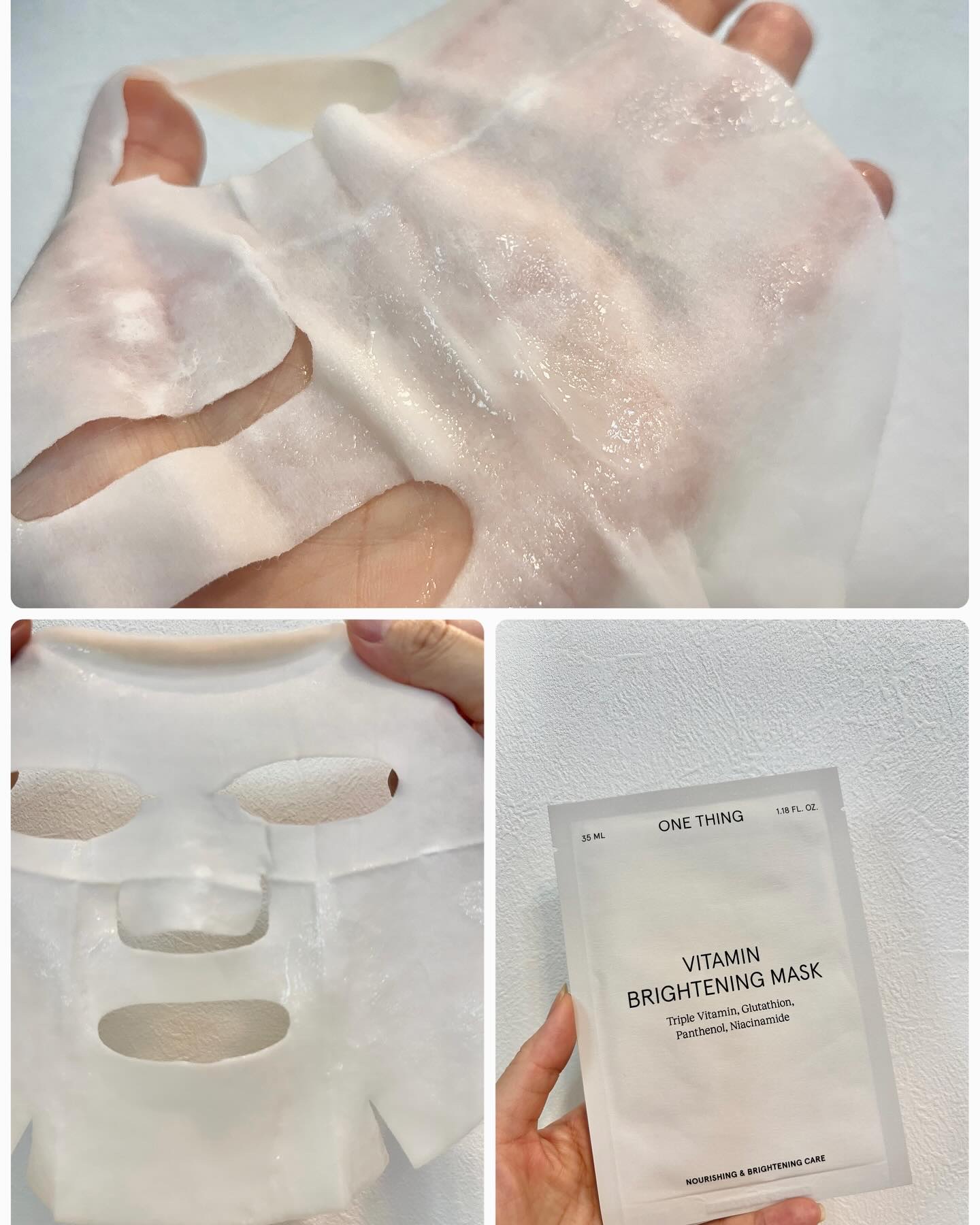 ビタミンブライトニングマスク/ONE THING/シートマスク・パックを使ったクチコミ（2枚目）