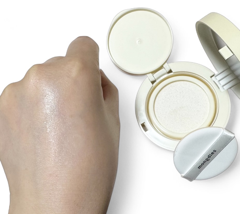 日焼け止めクッション SPF 43 PA+++/モンディエス/日焼け止めローションを使ったクチコミ（2枚目）