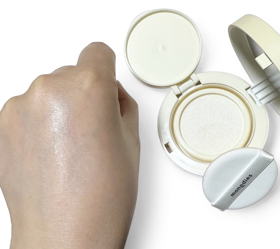 日焼け止めクッション SPF 43 PA+++/モンディエス/日焼け止めローションを使ったクチコミ(2枚目)