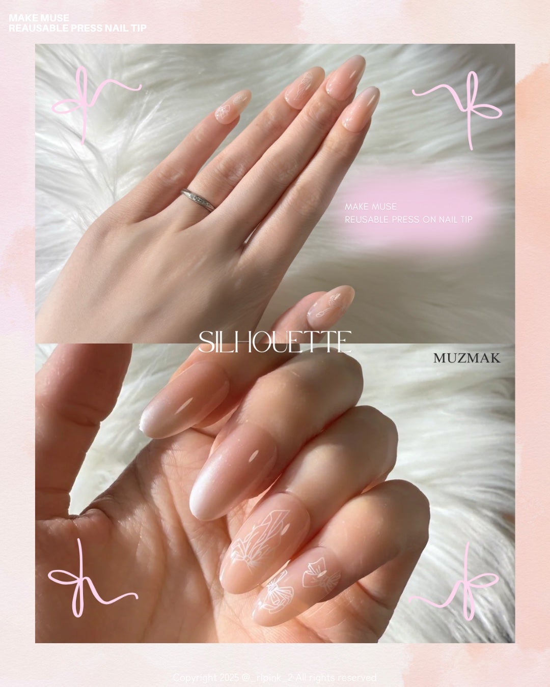 TPUネイルチップ(shape:Coffin)/Muzmak/ネイルチップ・パーツを使ったクチコミ(9枚目)