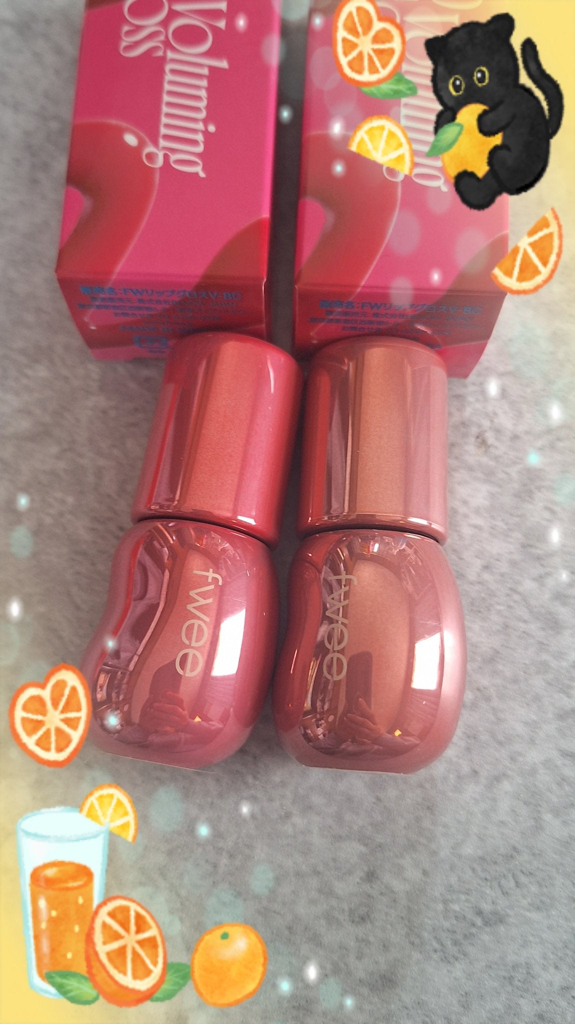 フィー 3Dボリューミンググロス/fwee/リップグロスを使ったクチコミ(1枚目)