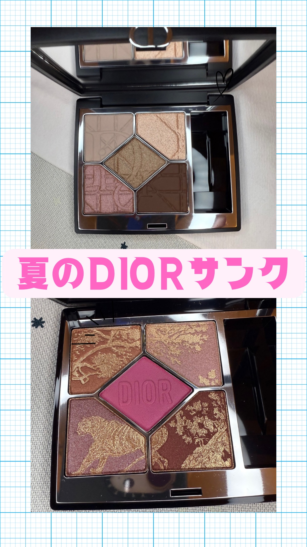 【旧】ディオールショウ サンク クルール（サマー コレクション 2025 限定品）/Dior/アイシャドウを使ったクチコミ（1枚目）