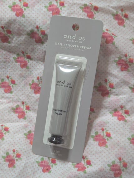 ネイルリムーバークリーム/and us/除光液を使ったクチコミ(1枚目)