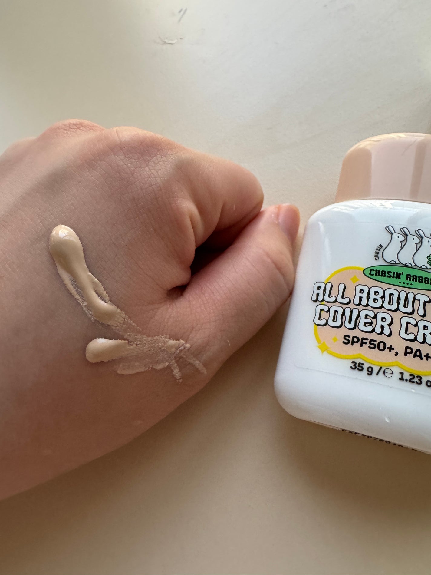 オールアバウトグロウカバークリーム/CHASIN'RABBITS/日焼け止めクリームを使ったクチコミ(3枚目)