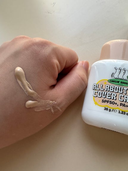 オールアバウトグロウカバークリーム/CHASIN'RABBITS/日焼け止めクリームを使ったクチコミ(3枚目)