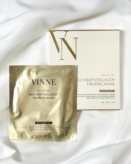 シグニチャーバイオディープコラーゲンファーミングマスク/VINNE /シートマスク・パックを使ったクチコミ(2枚目)