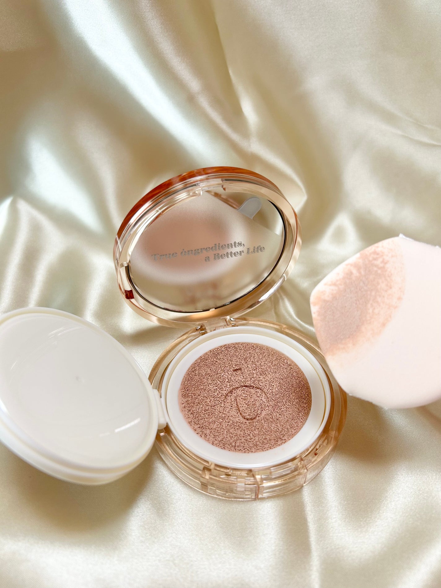 スキンバリアグロウカバークッション/Ongredients/クッションファンデーションを使ったクチコミ(3枚目)