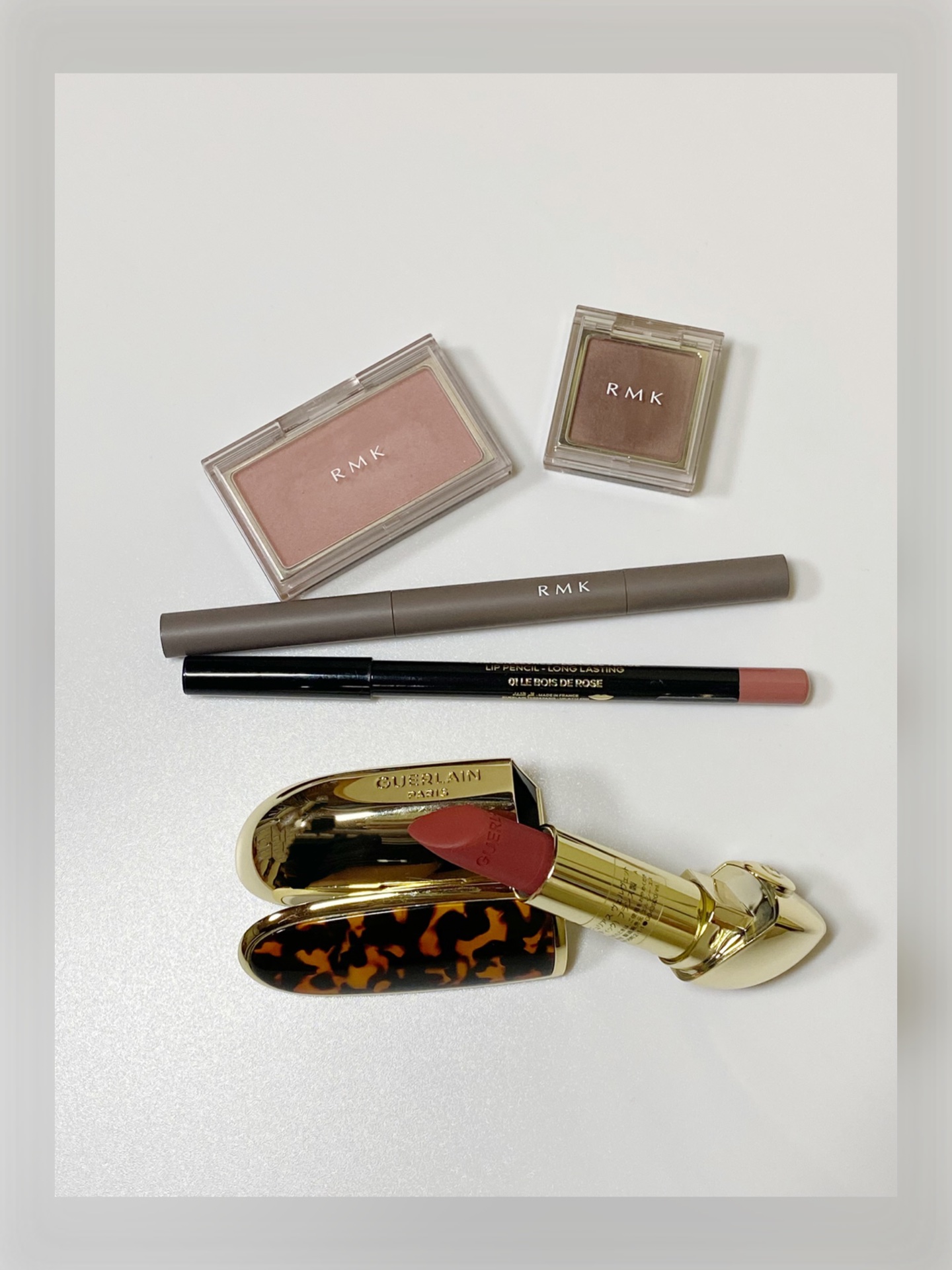 インフィニット シングル アイズ 06 マット ウッドローズ/RMK/単色アイシャドウを使ったクチコミ（2枚目）