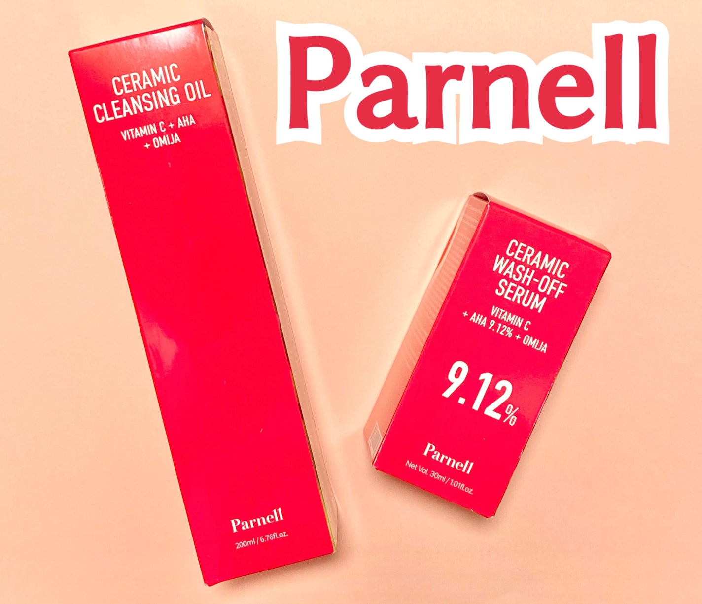 AHA 9.12 オミジャ 陶器肌 ウォッシュオフ セラム/parnell/美容液を使ったクチコミ(1枚目)