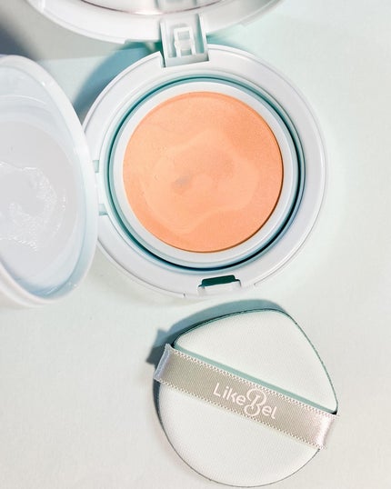 Glow me mesh cushion /Likebel/クッションファンデーションを使ったクチコミ(2枚目)