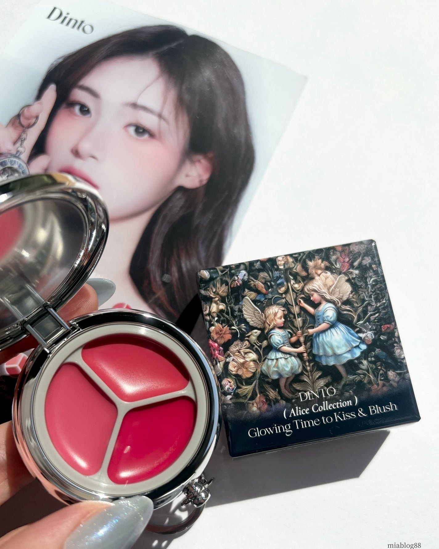 グローイングタイムトゥーキスアンドブラッシュ/Dinto/口紅を使ったクチコミ(5枚目)