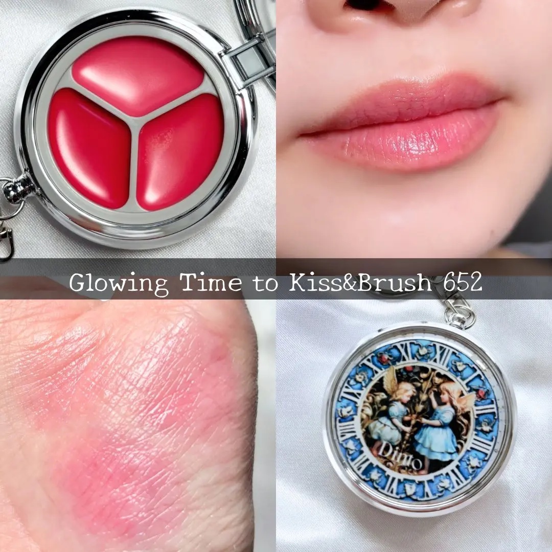 グローイングタイムトゥーキスアンドブラッシュ/Dinto/口紅を使ったクチコミ（3枚目）