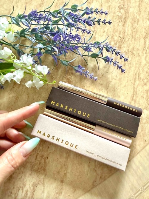 LASH & BROW ENRICHED BLACK SERUM/MARSHIQUE/まつげ美容液を使ったクチコミ（1枚目）
