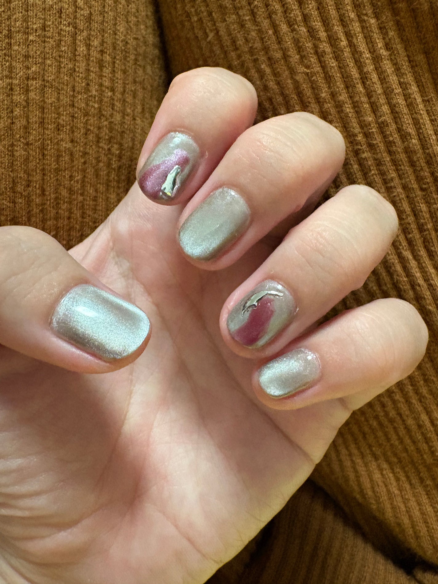 ネイルシール/セリア/ネイルシールを使ったクチコミ(1枚目)