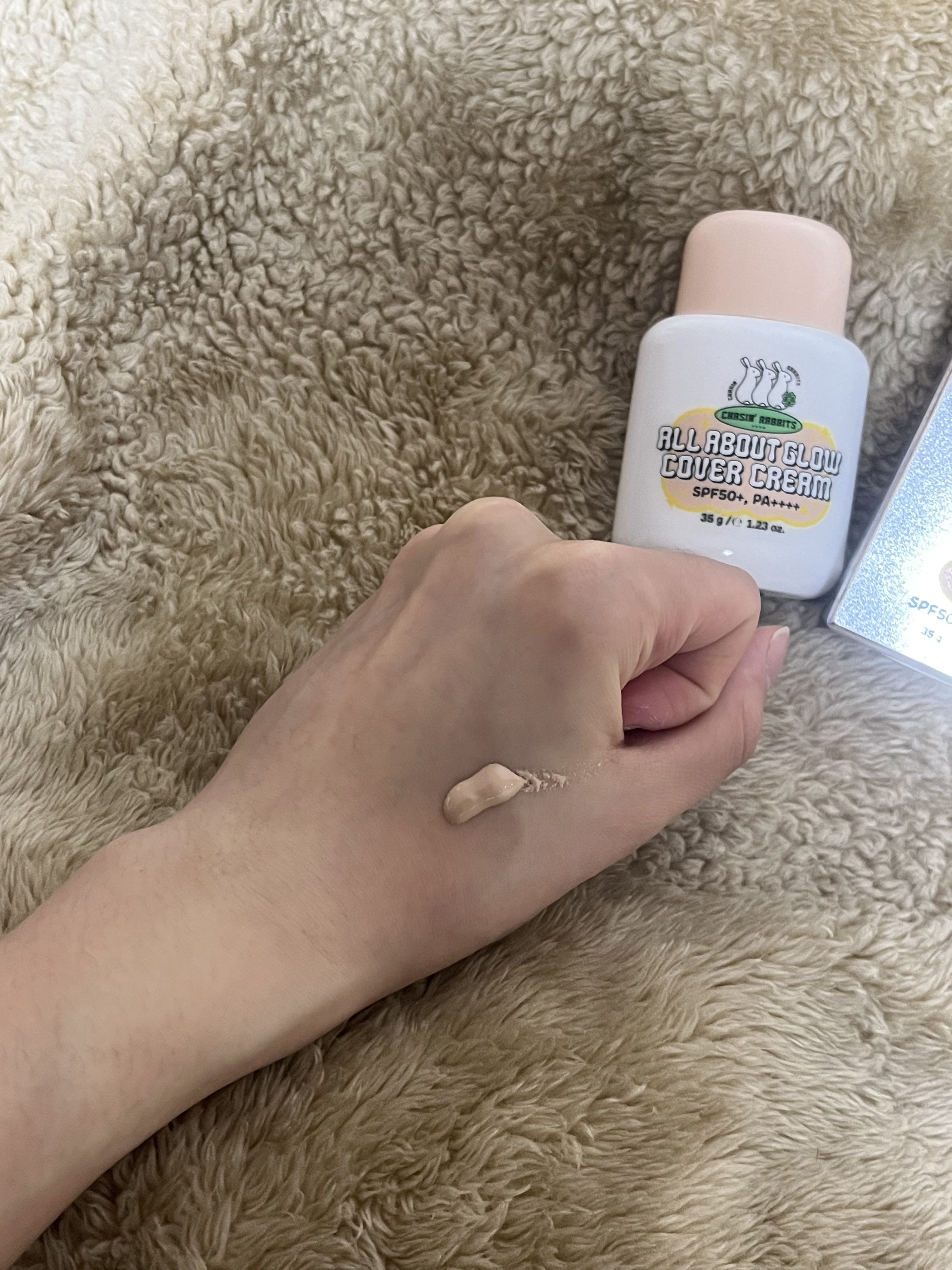 オールアバウトグロウカバークリーム/CHASIN'RABBITS/日焼け止めクリームを使ったクチコミ（2枚目）