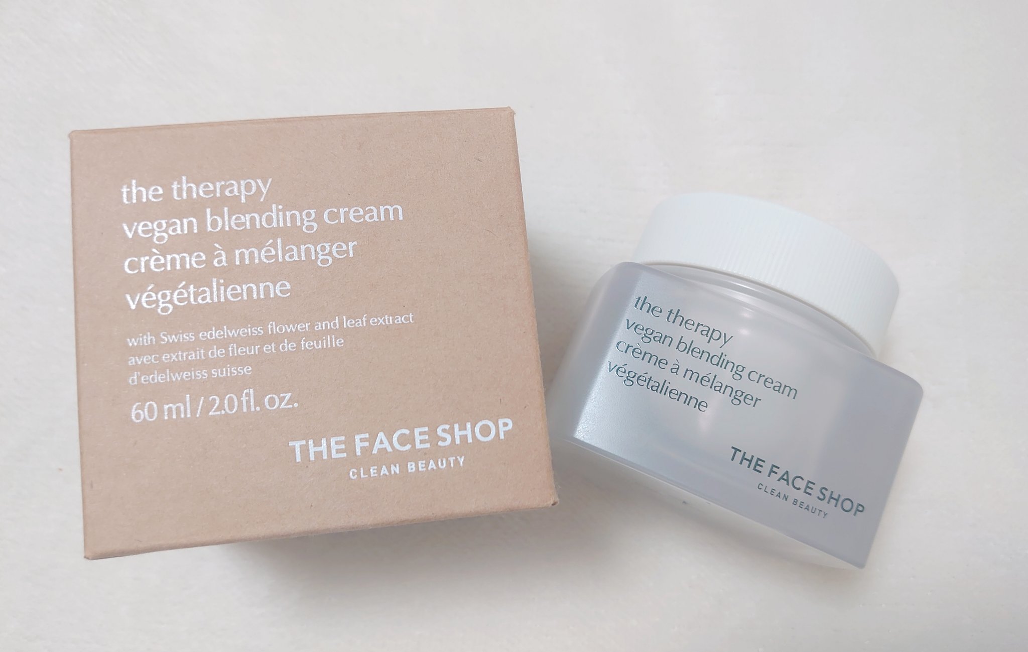 ザセラピーヴィーガンブレンディングクリーム/THE FACE SHOP/フェイスクリームを使ったクチコミ（1枚目）