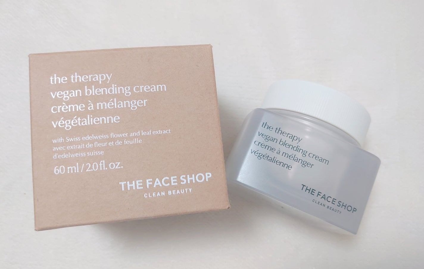 ザセラピーヴィーガンブレンディングクリーム/THE FACE SHOP/フェイスクリームを使ったクチコミ(1枚目)