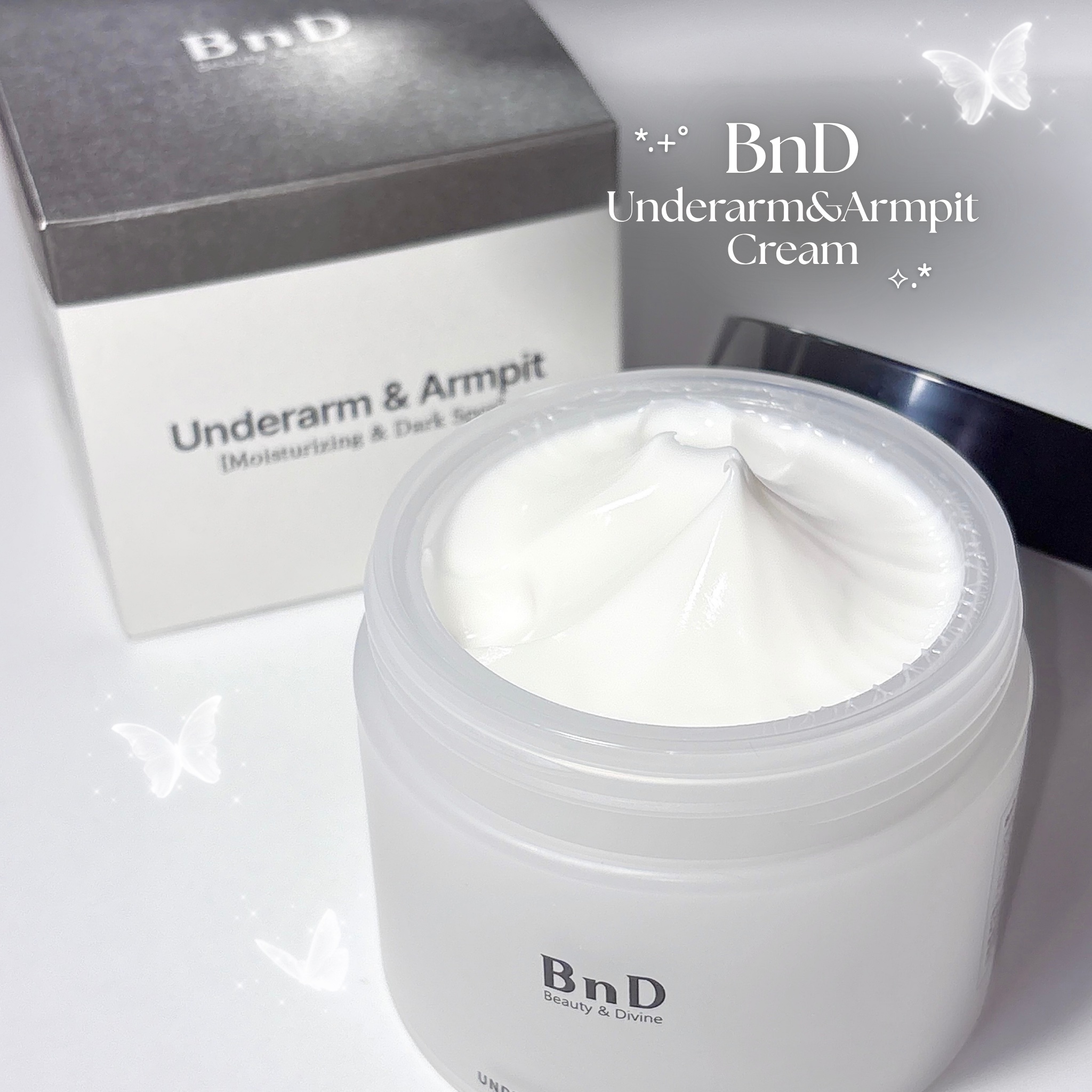 BnDアンダーアームクリーム(ボディクリーム)/BnD/デリケートゾーンケアを使ったクチコミ（1枚目）