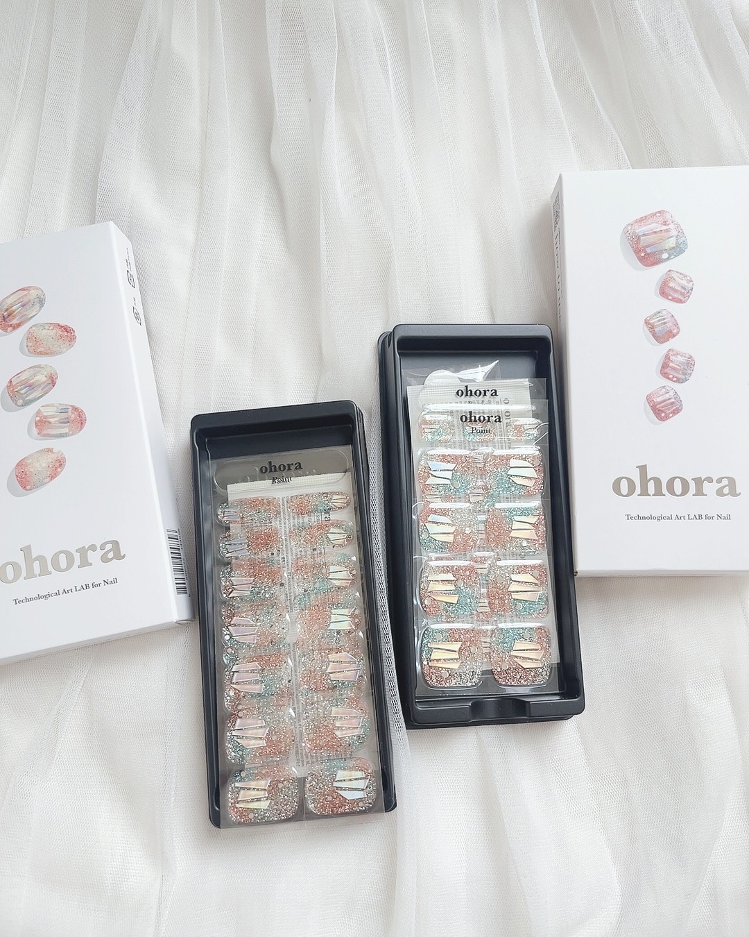 セミキュアジェルネイル（ハンド）/ohora/ネイルシールを使ったクチコミ（2枚目）