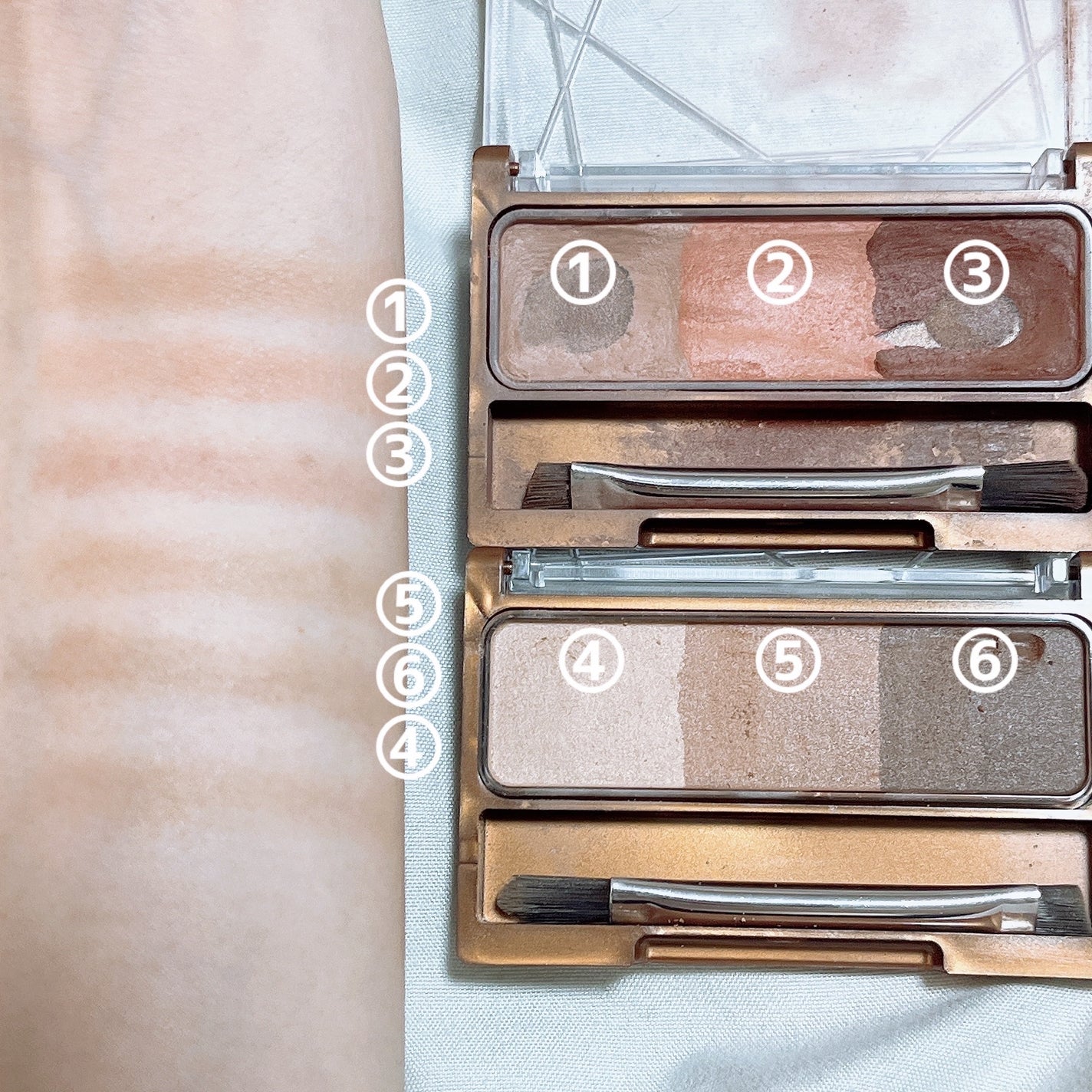 ノーズ&アイブロウパウダー/CEZANNE/パウダーアイブロウを使ったクチコミ(4枚目)