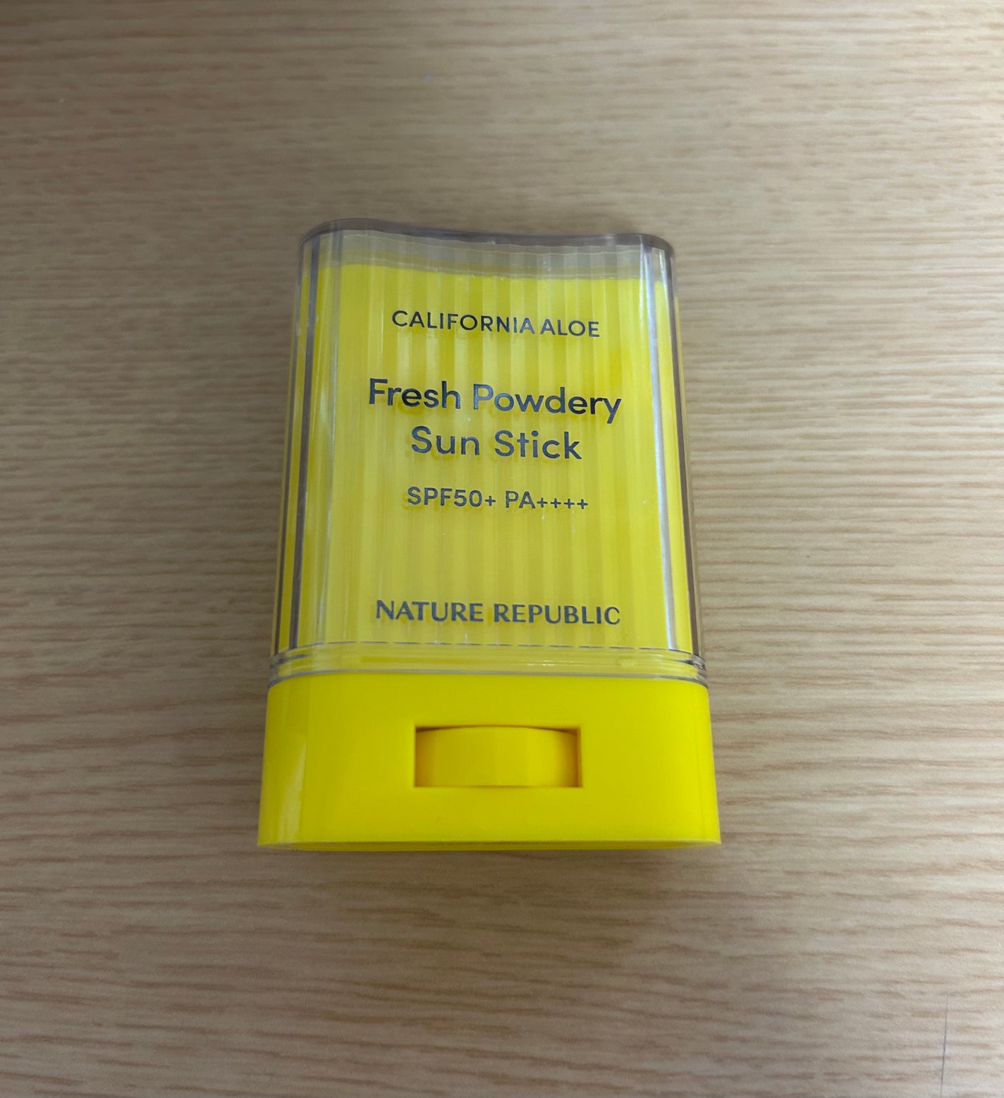 パウダリーUVアロエスティック SPF50+/PA++++/ネイチャーリパブリック/日焼け止めスティックを使ったクチコミ(1枚目)