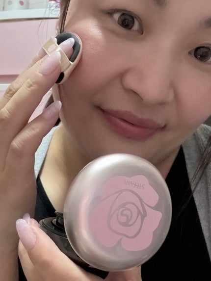 ステファニーピュアカラークッションチーク/ステファニー/リキッドチークを使ったクチコミ(8枚目)