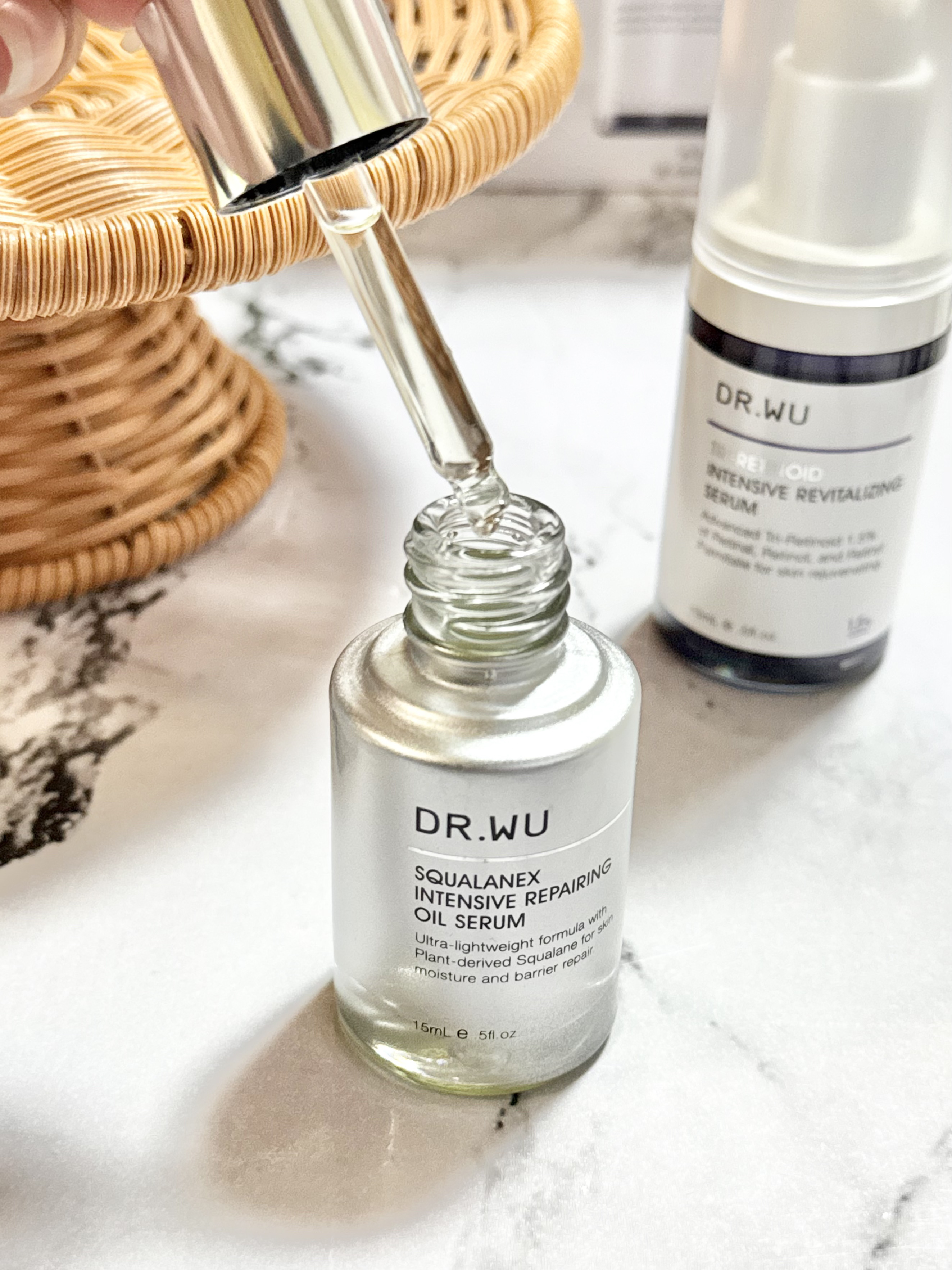 スクワランエクス リペア オイルセラム	（旧 エイジバーサル リペア オイルセラム）					/DR.WU/フェイスオイルを使ったクチコミ（1枚目）