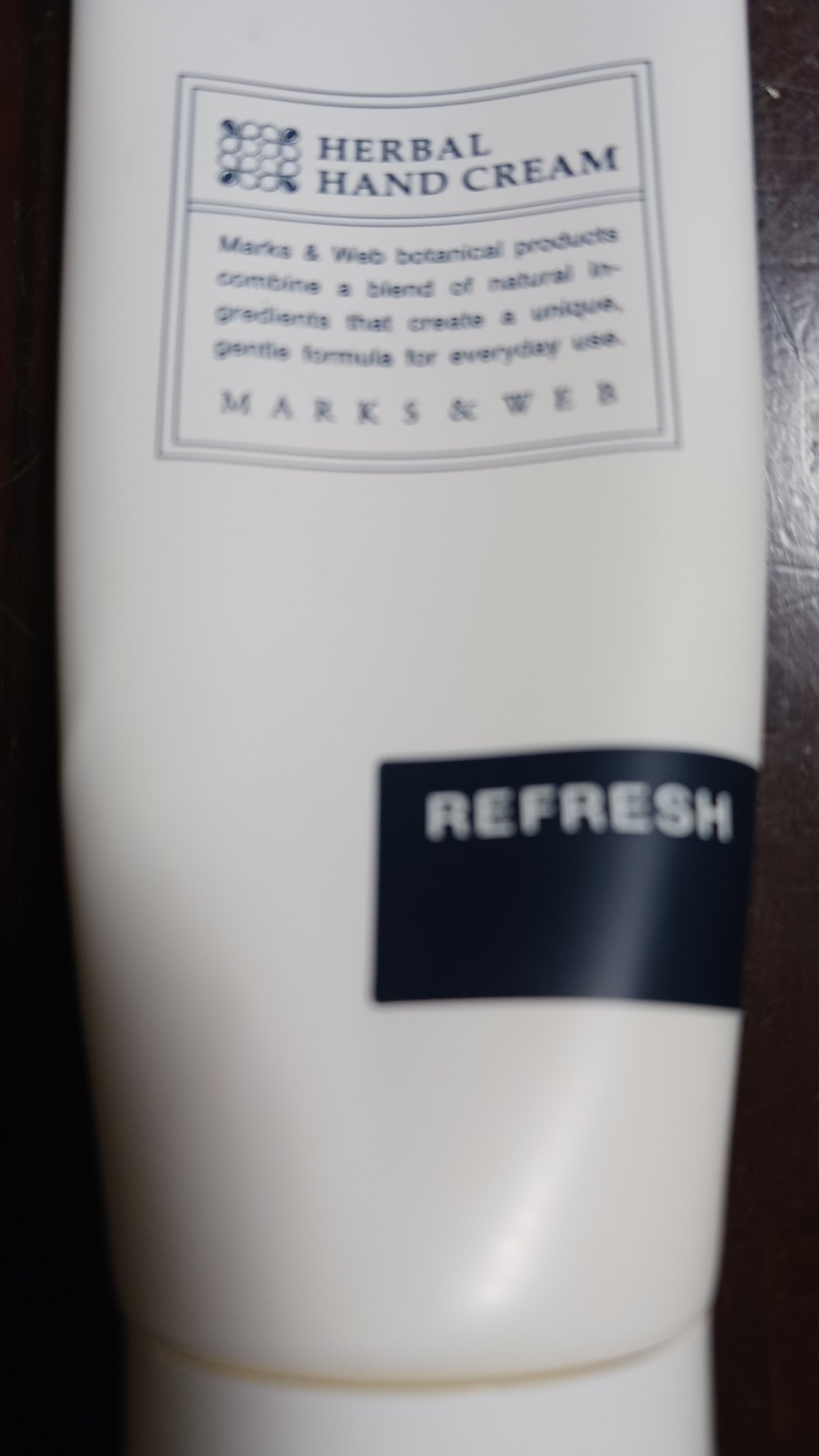 ハーバルハンドクリーム リフレッシュ/MARKS&WEB/ハンドクリームを使ったクチコミ（1枚目）
