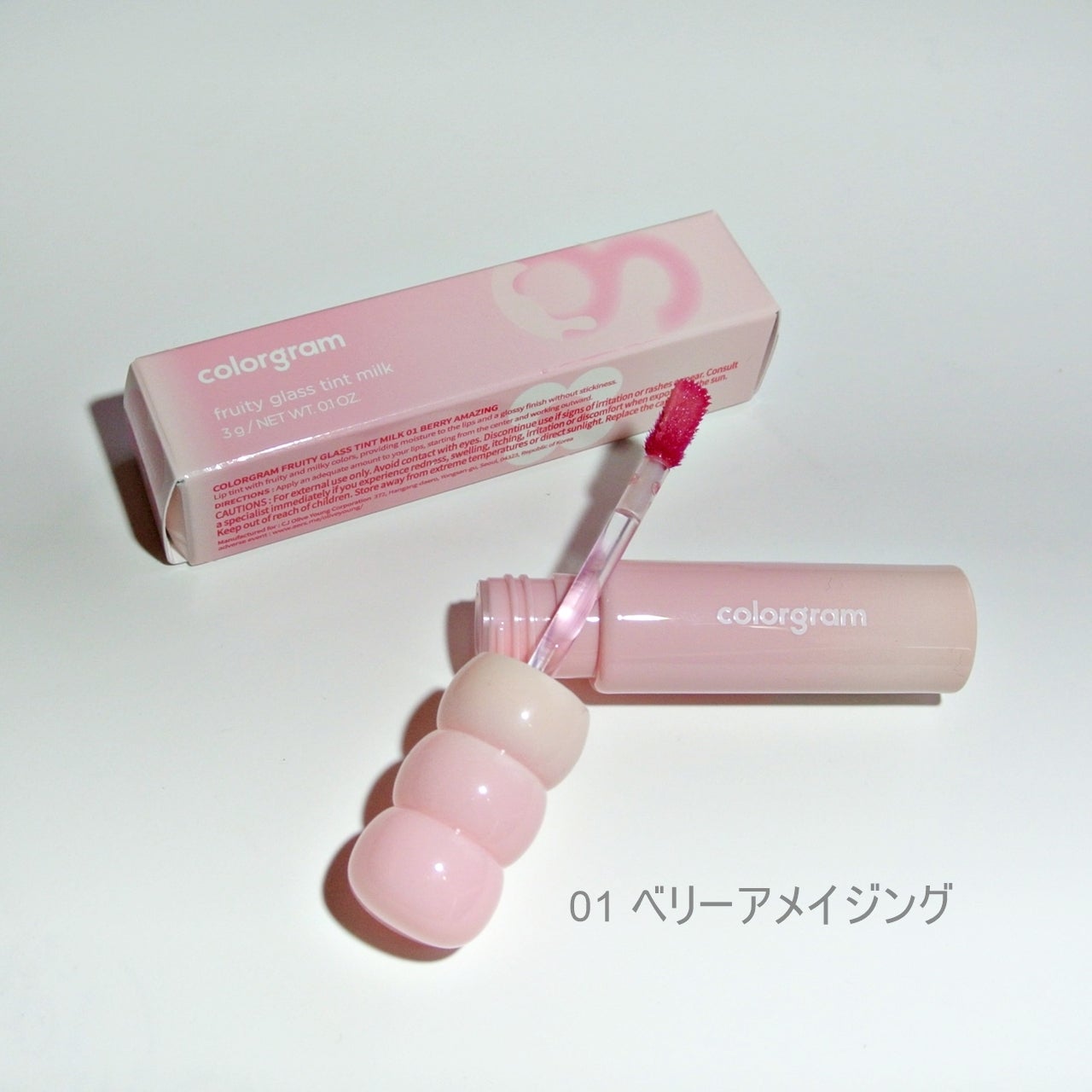 カラーグラム タンフルグラスティントミルク/Colorgram/リップティントを使ったクチコミ(2枚目)