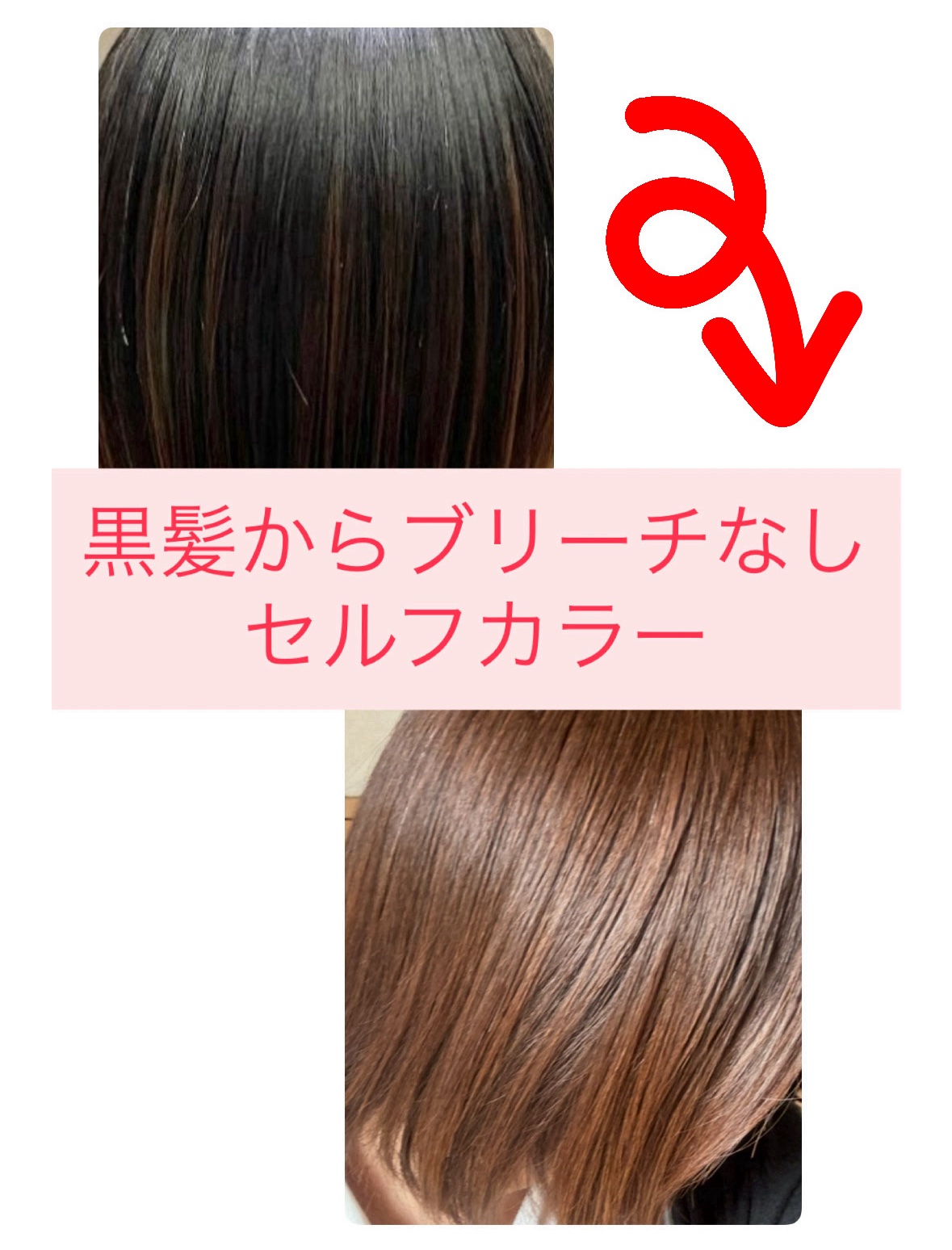 黒髪からブリーチなしでセルフカラー🩶🩶

ブリーチなしだから髪の毛があまり痛みませんでした~

泡タイプで染めたd(^_^o)

#セルフカラー #Qoo10メガ割