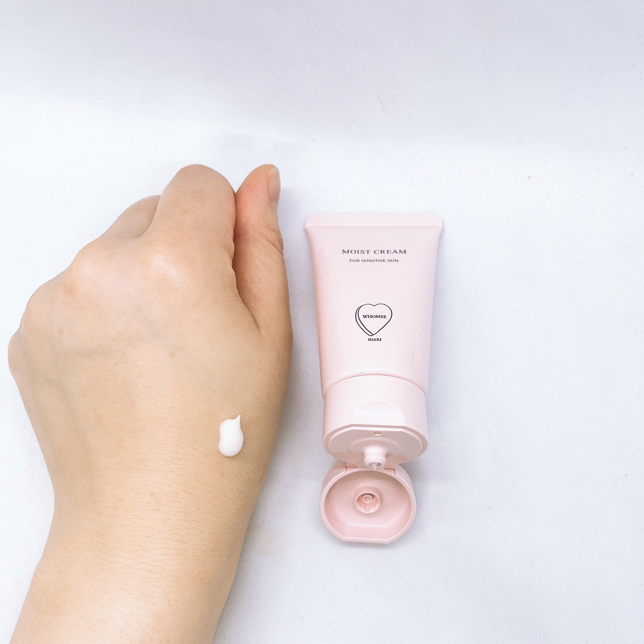 モイストクリーム/WHOMEE/フェイスクリームを使ったクチコミ（3枚目）