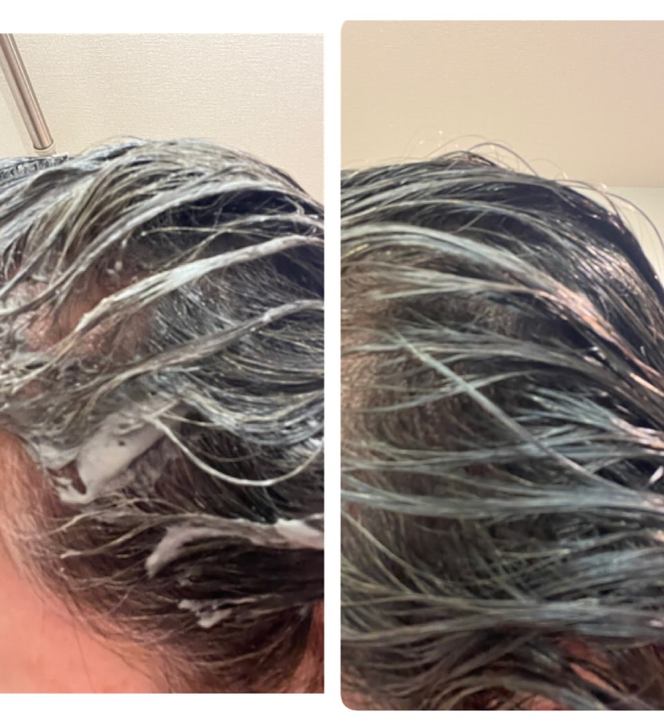 エアリー カラーリング フォーム/b.ris/ヘアカラーを使ったクチコミ（3枚目）