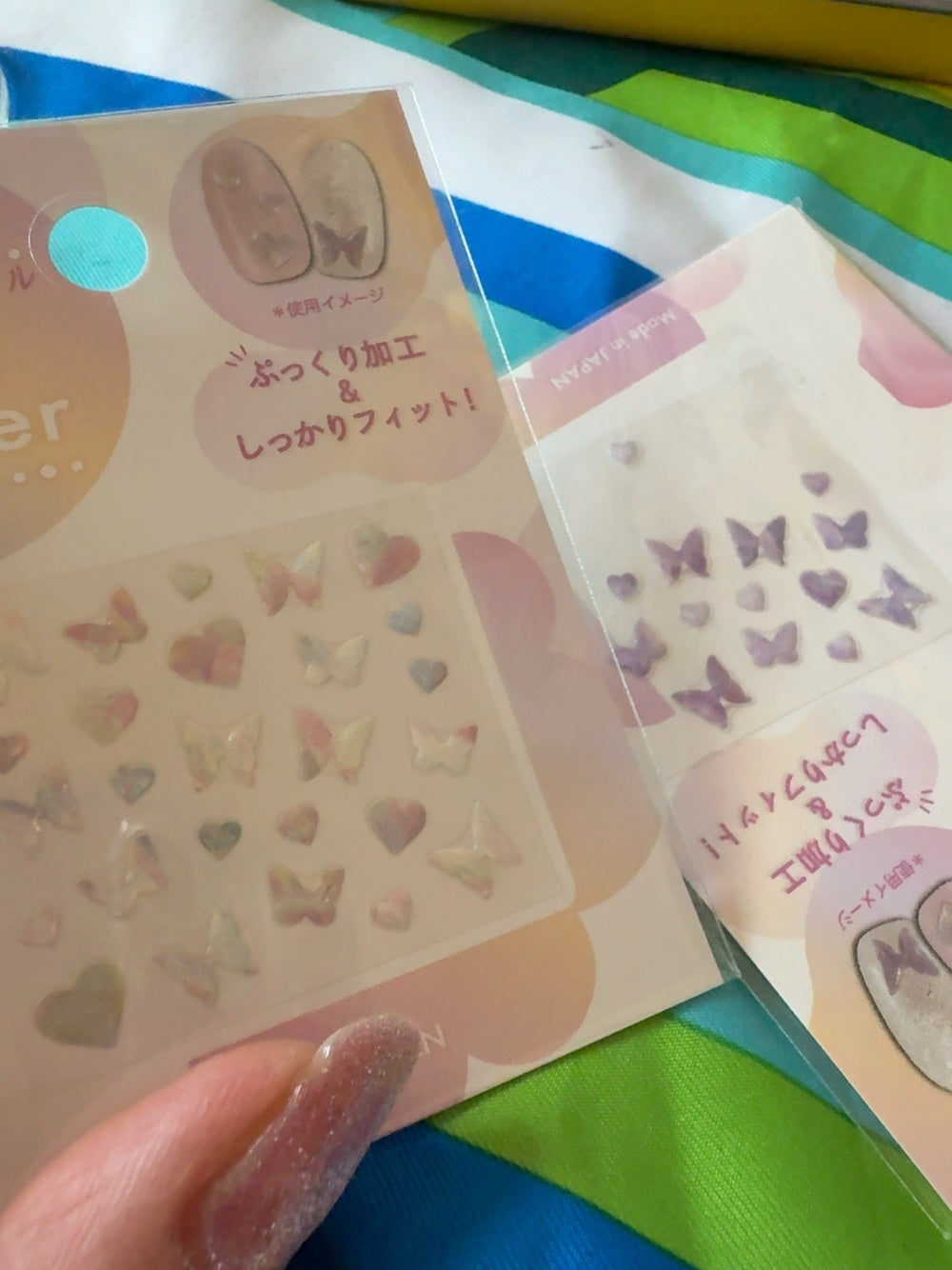 ネイルシール/セリア/ネイルシールを使ったクチコミ(5枚目)