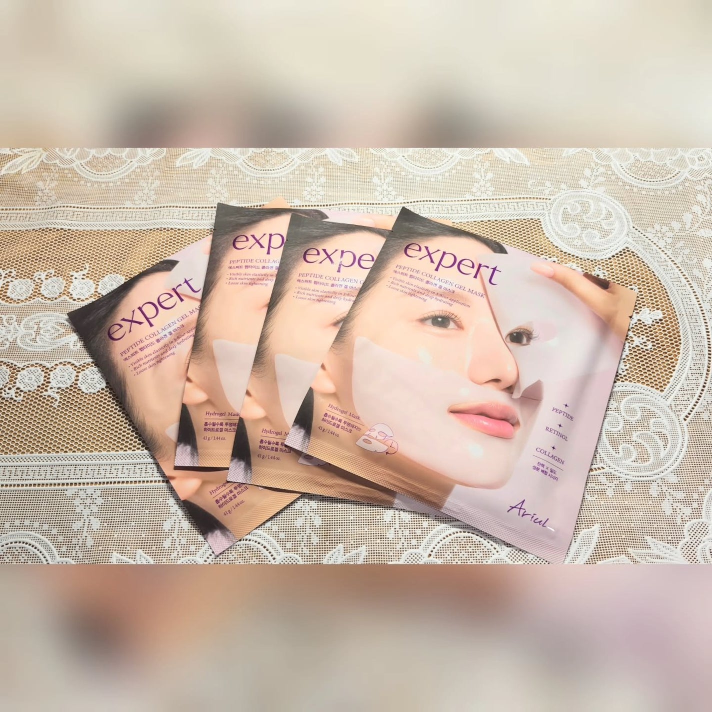 アリウル エキスパート ペプチドコラーゲンゲルマスク/Ariul/シートマスク・パックを使ったクチコミ(2枚目)