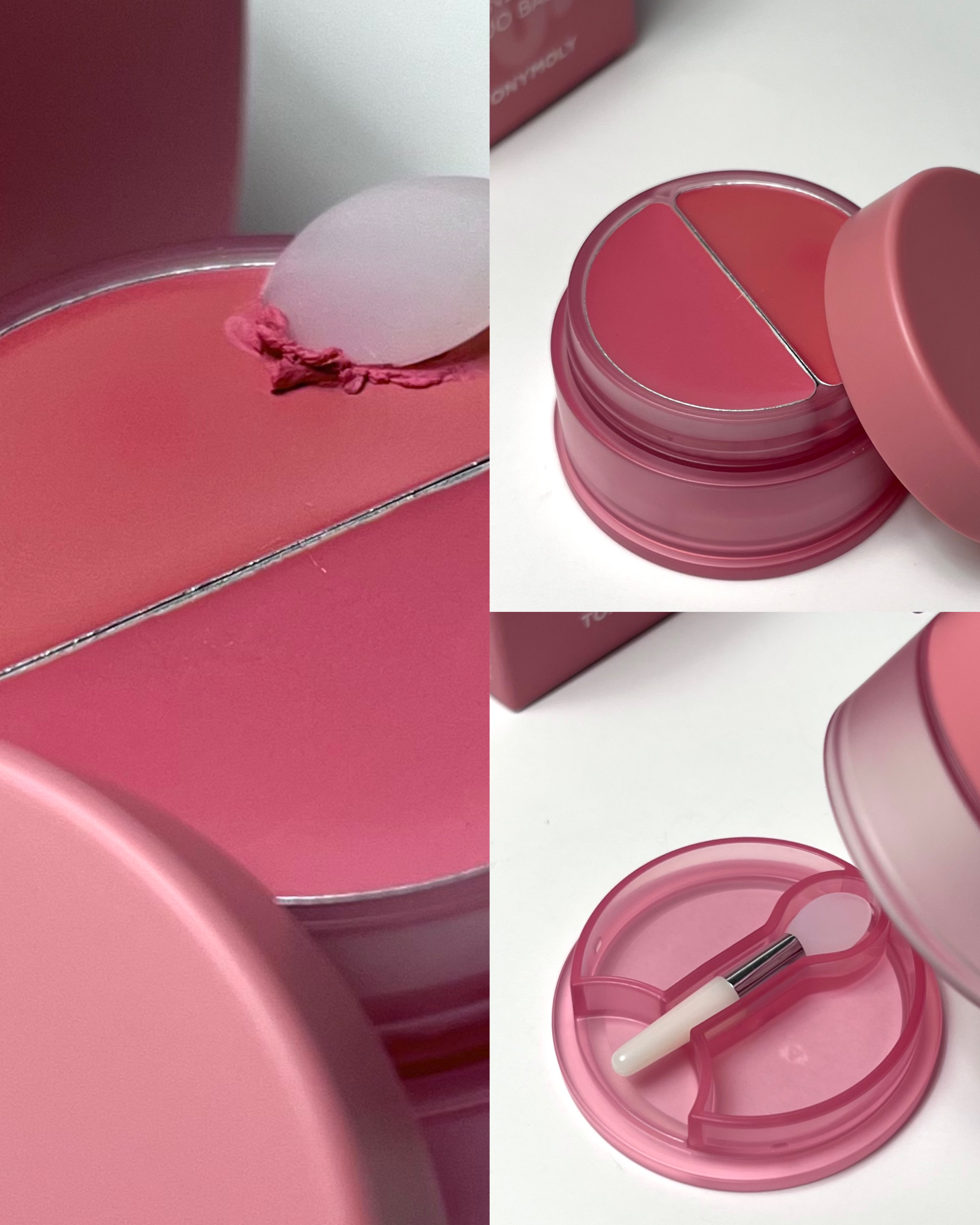 チークトーン リップ＆チーク デュオバーム/TONYMOLY/口紅を使ったクチコミ（3枚目）